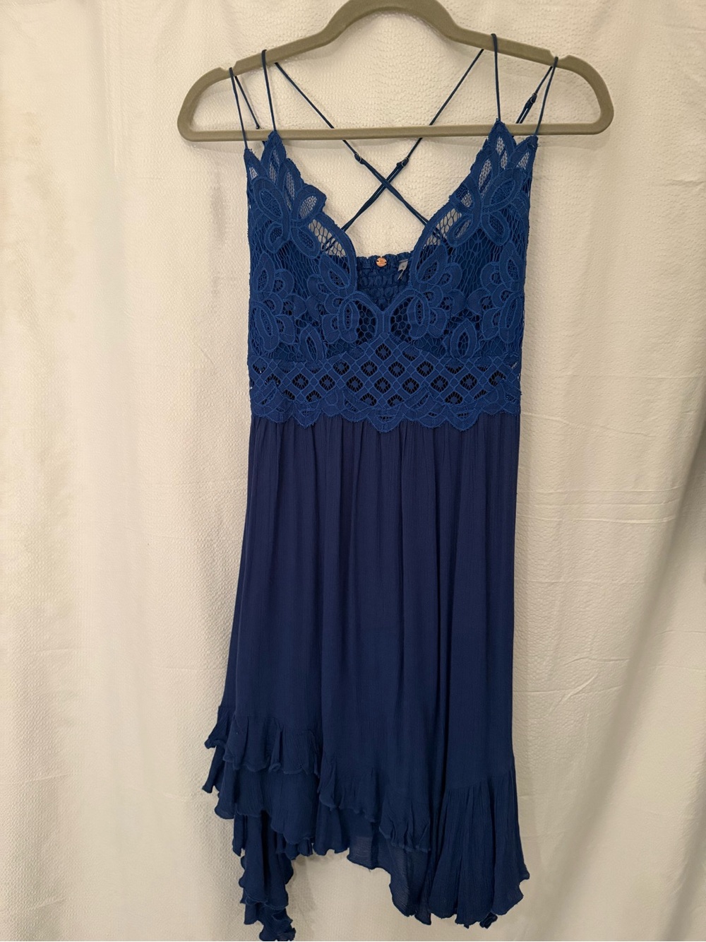 Free People Royal Blue Adella Dress - Picture 2 of 7